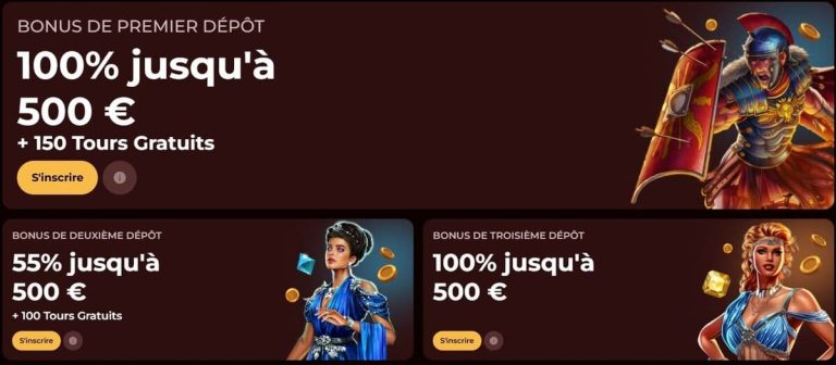 Roman Casino bonus
